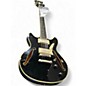 Used D'Angelico EXCEL SERIES MINI DC TOUR Black Hollow Body Electric Guitar