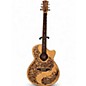 Used Luna Henna Paradise Natural Acoustic Electric Guitar thumbnail