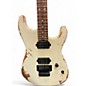 Used Charvel Pro-Mod Relic Series SD1 HH FR PF Vintage White Solid Body Electric Guitar