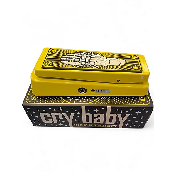 Used Dunlop KN95Y Kirk Hammett Cry Baby Wah Effect Pedal