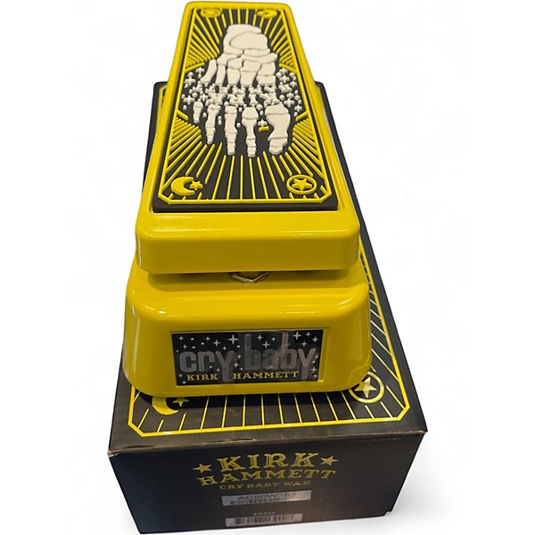Used Dunlop KN95Y Kirk Hammett Cry Baby Wah Effect Pedal
