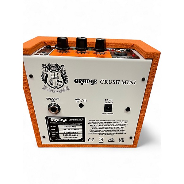 Used Orange Amplifiers CRUSH MINI Guitar Combo Amp