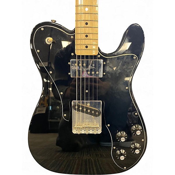 Used 2017 Fender Classic Series '72 Telecaster Custom Black Solid Body Electric Guitar