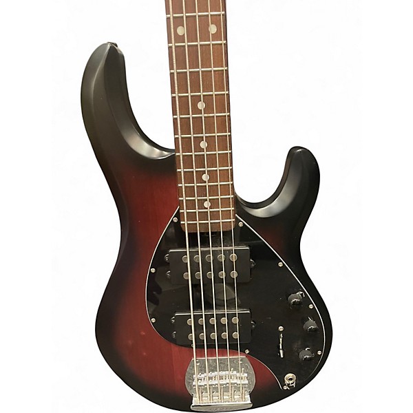 Used Sterling by Music Man Ray5HH Crimson Burst Electric Bass Guitar