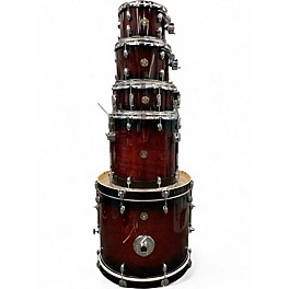 Used Gretsch Drums 5 Piece Catalina Maple Dark Cherry Burst Drum Kit