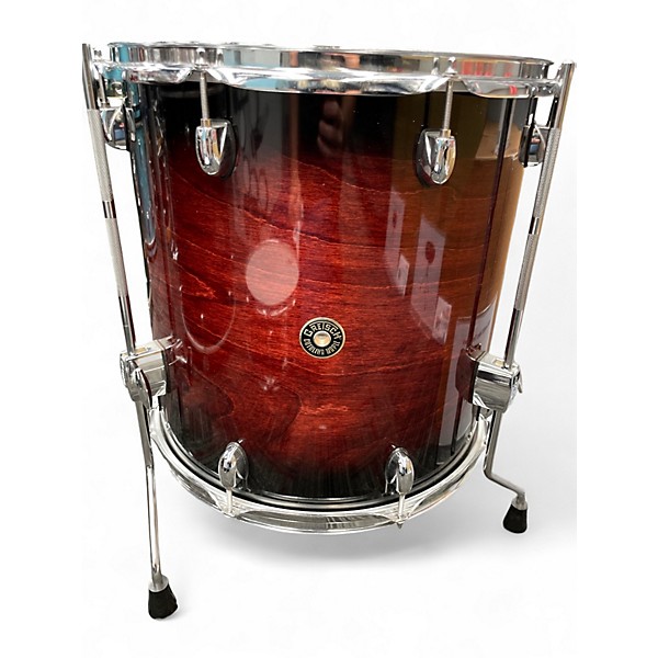 Used Gretsch Drums 5 Piece Catalina Maple Dark Cherry Burst Drum Kit