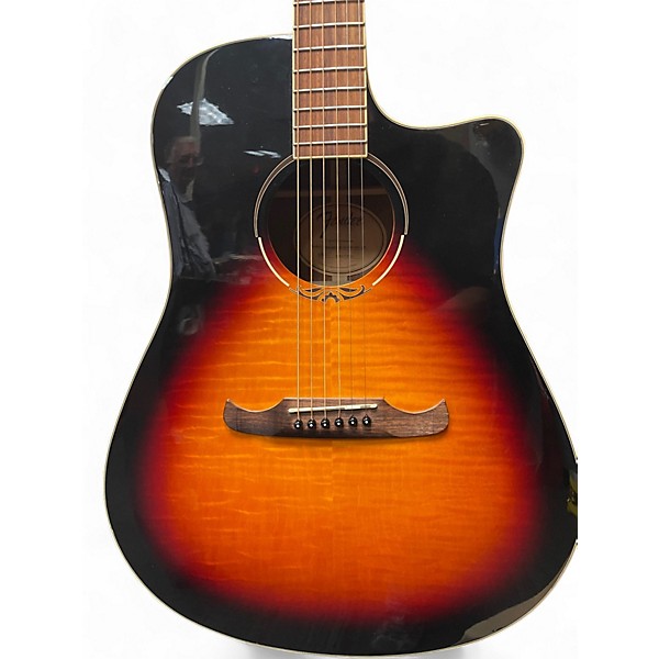 Used Fender T BUCKET Sunburst Acoustic Electric Guitar