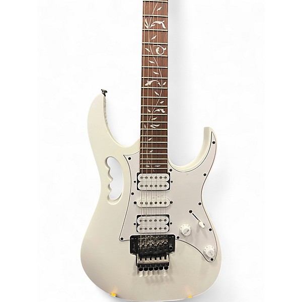 Used Ibanez JEMJR Alpine White Solid Body Electric Guitar
