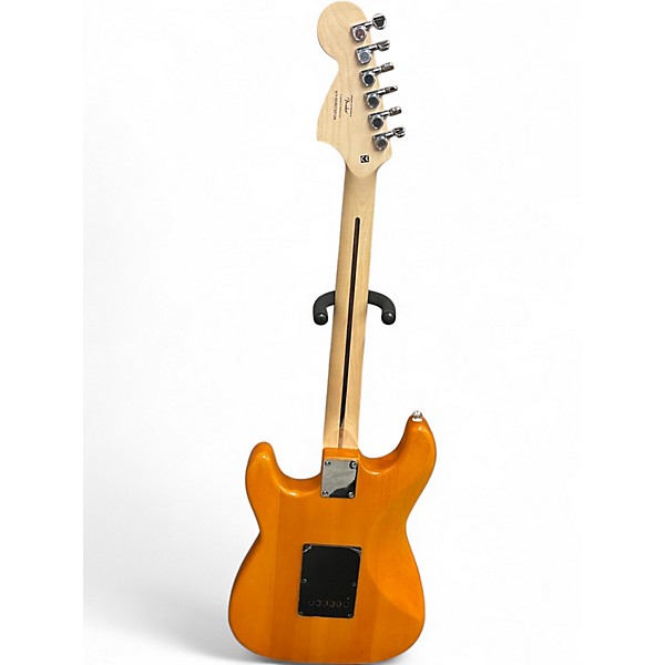 Used Squier Standard Stratocaster Orange Solid Body Electric