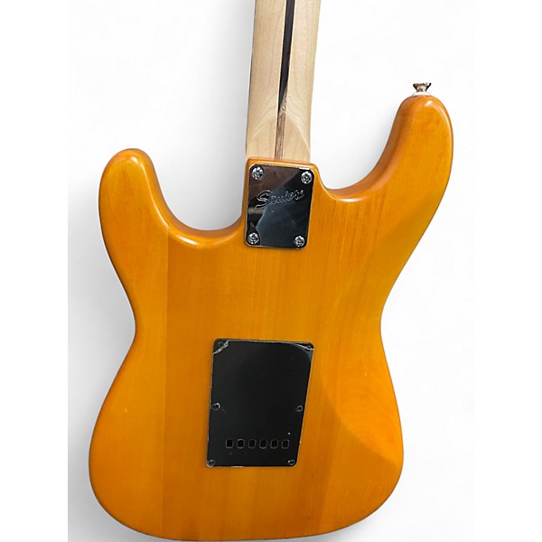 Used Squier Standard Stratocaster Orange Solid Body Electric