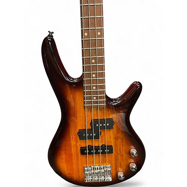 Used Ibanez GSRM20 Mikro Short Scale 2 Tone Sunburst Electric Bass Guitar