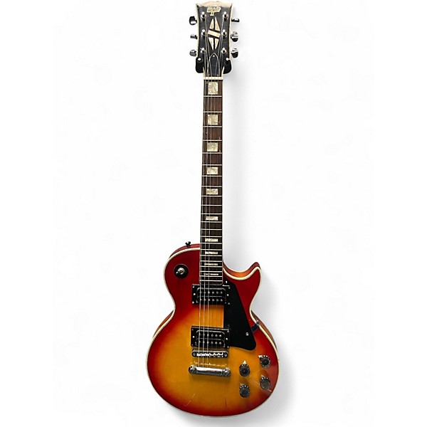 Used Hondo Ii LP STYLE Cherry Sunburst Solid Body Electric Guitar