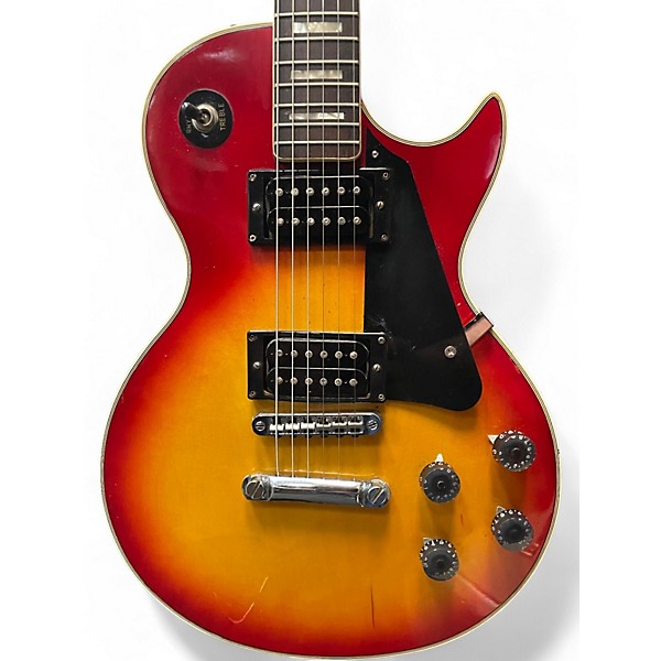 Used Hondo Ii LP STYLE Cherry Sunburst Solid Body Electric Guitar