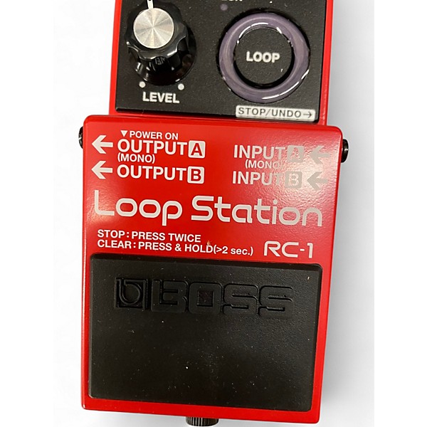 Used BOSS RC1 Loop Station Pedal