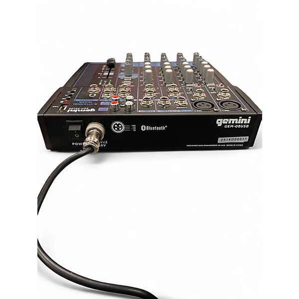 Used Gemini GEM-08USB Powered Mixer