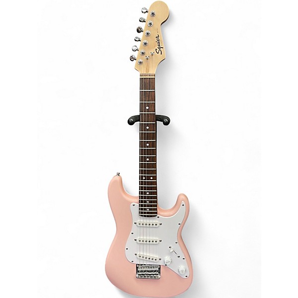 Used Squier Mini Affinity Stratocaster Pink Electric Guitar