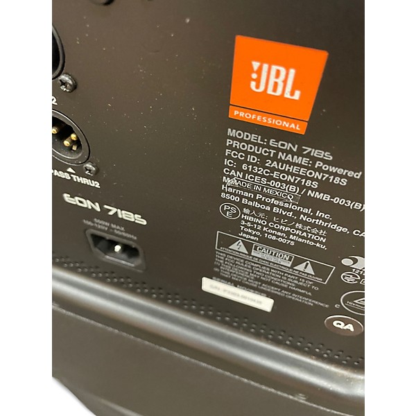 Used JBL EON718S Powered Subwoofer