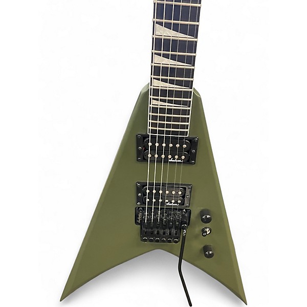 Used Jackson JS32 King V Green Solid Body Electric Guitar