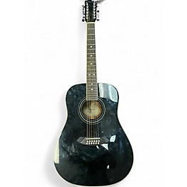 Used Fender CD160SE Black 12 String Acoustic Electric Guitar