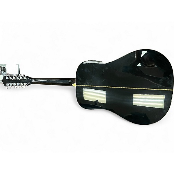 Used Fender CD160SE Black 12 String Acoustic Electric Guitar