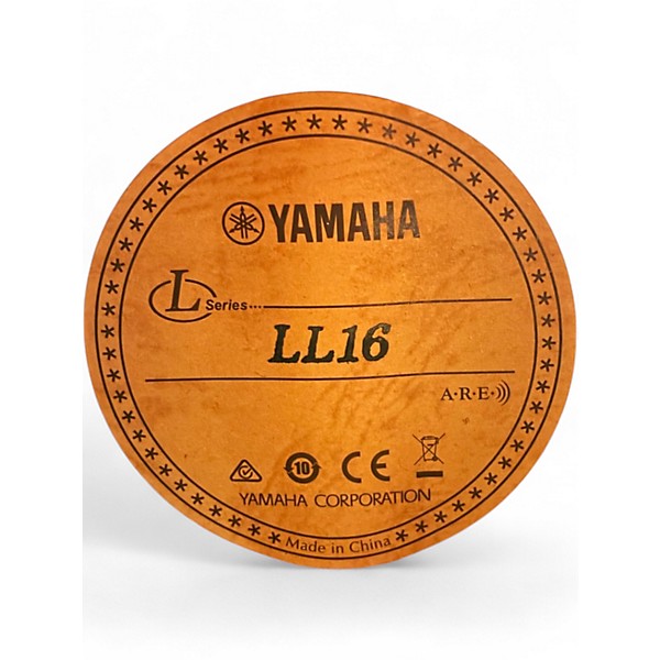 Used Yamaha LL16D Natural Acoustic Guitar