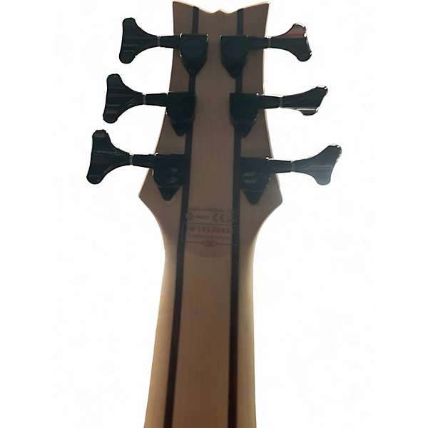 Used Schecter Guitar Research Stiletto Custom 6 String Walnut Electric Bass Guitar