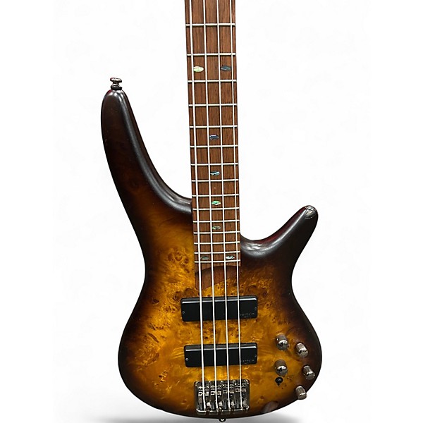 Used Ibanez SR500PB Brown Sunburst Electric Bass Guitar
