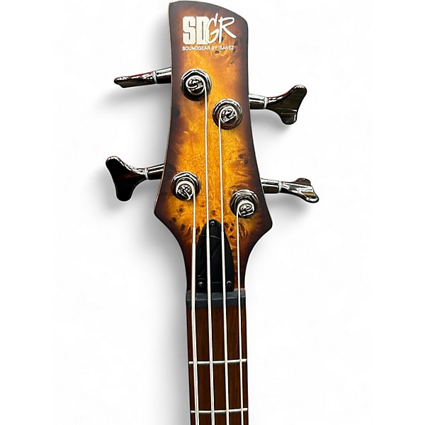 Used Ibanez SR500PB Brown Sunburst Electric Bass Guitar