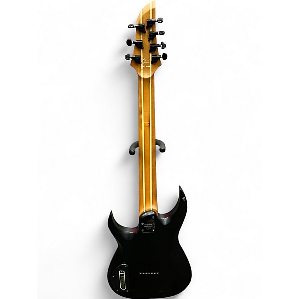 Used Schecter Guitar Research Keith Merrow KM-7 MkIII Standard Trans Black Solid Body Electric Guitar