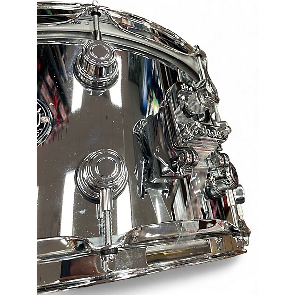 Used DW 14in Performance Series Snare Chrome Drum