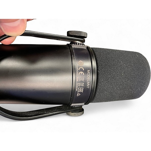 Used Shure MV7 USB Microphone