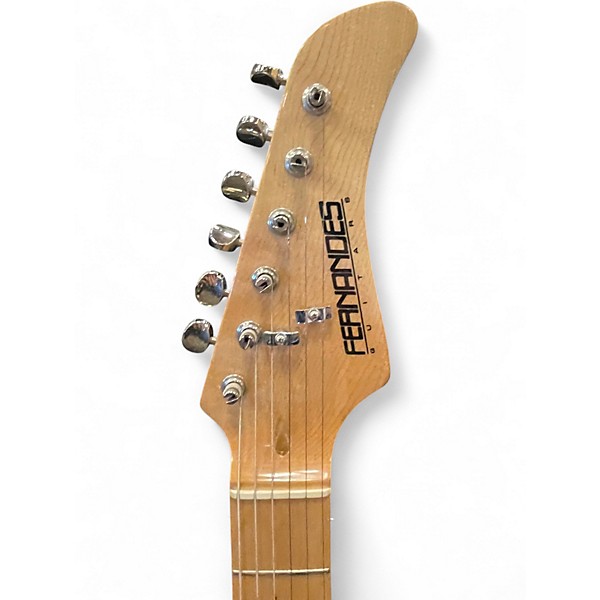 Used Fernandes STRAT STYLE Red Solid Body Electric Guitar