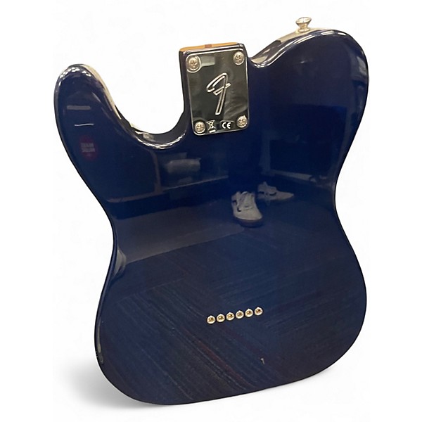 Used Fender Player Telecaster Plus Top Trans Blue Solid Body Electric Guitar