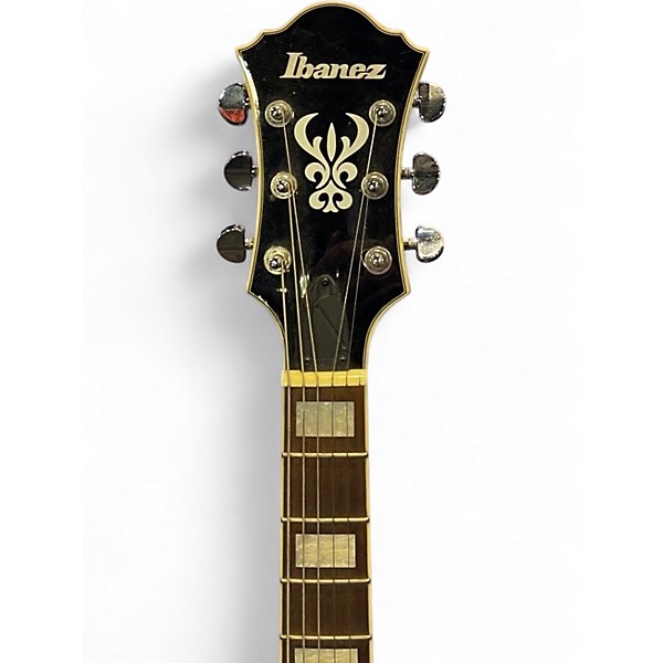 Used Ibanez AF75 Trans Red Hollow Body Electric Guitar