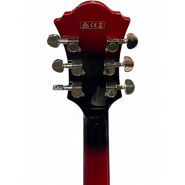 Used Ibanez AF75 Trans Red Hollow Body Electric Guitar