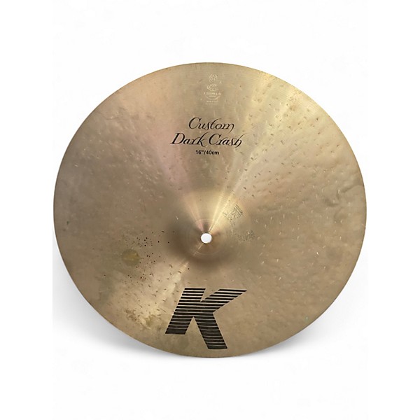 Used Zildjian 16in K Custom Dark Crash Cymbal