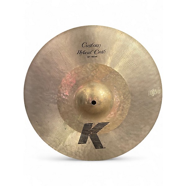 Used Zildjian 16in K Custom Hybrid Crash Cymbal