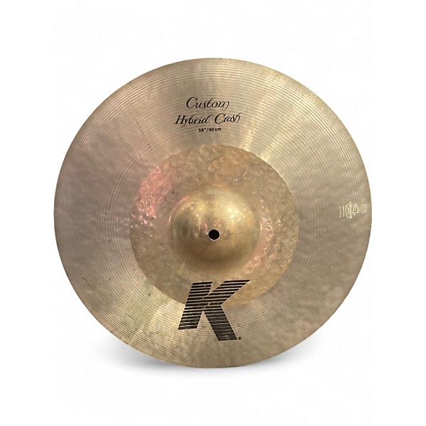 Used Zildjian 16in K Custom Hybrid Crash Cymbal