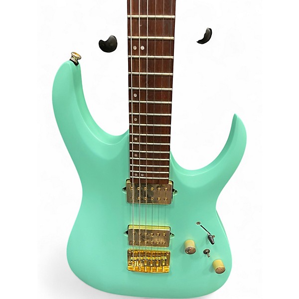 Used Ibanez RGA42HP Seafoam Green Solid Body Electric Guitar