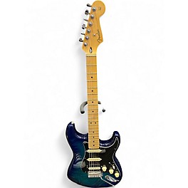 Used Fender Limited Edition Player Stratocaster Blue Burst Solid Body Electric Guitar