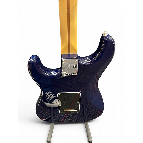 Used Fender Limited Edition Player Stratocaster Blue Burst Solid Body Electric Guitar