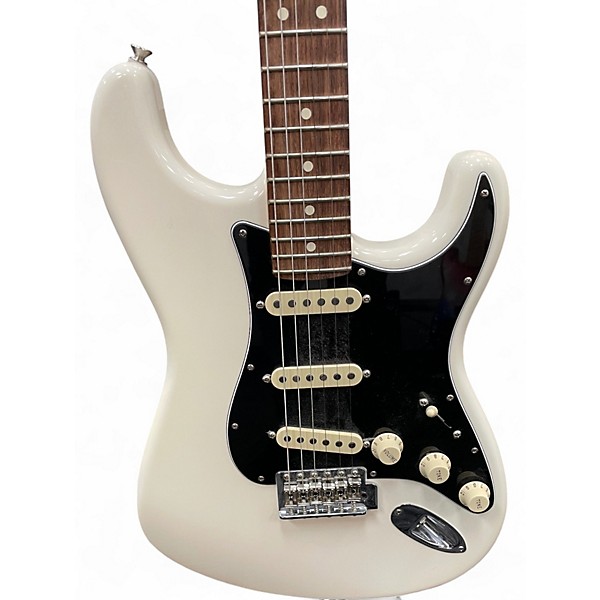 Used Fender American Performer Stratocaster SSS Arctic White Solid Body Electric Guitar