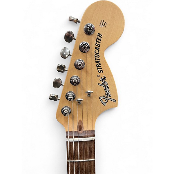 Used Fender American Performer Stratocaster SSS Arctic White Solid Body Electric Guitar
