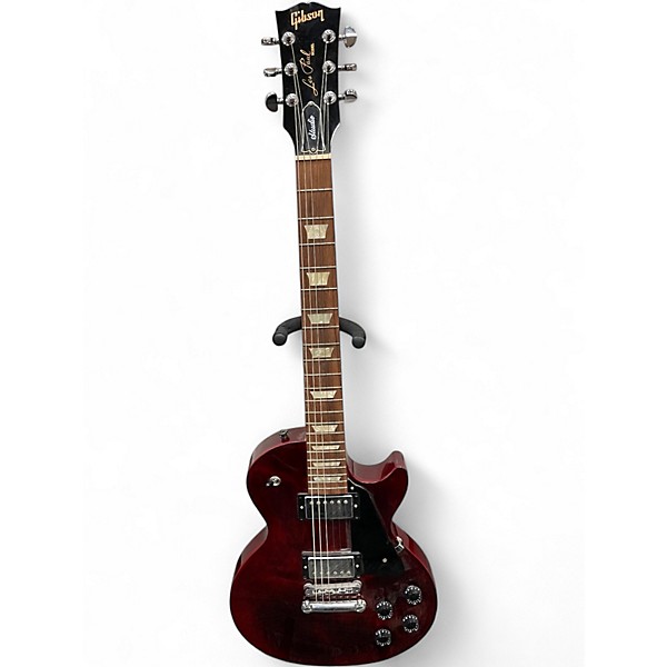 Used Gibson Les Paul Studio Cherry Solid Body Electric Guitar