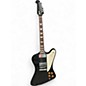 Used Gibson Firebird Black and White Solid Body Electric Guitar thumbnail