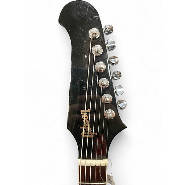 Used Gibson Firebird Black and White Solid Body Electric Guitar