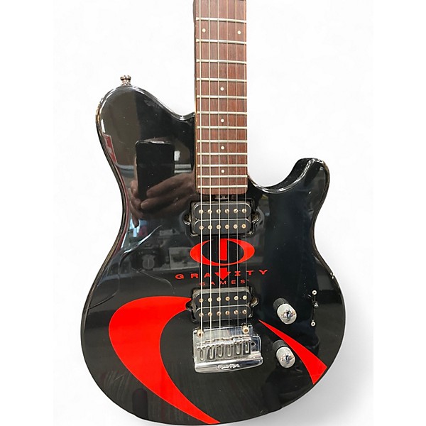 Used Ernie Ball Music Man Axis Sport Black Solid Body Electric Guitar