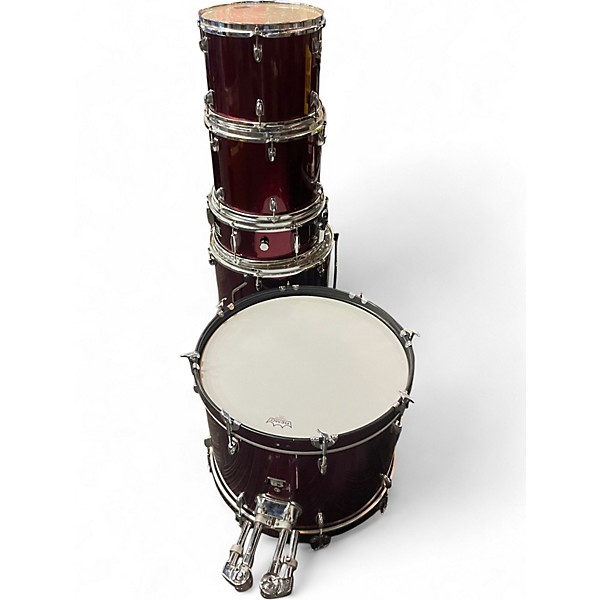 Used CB Percussion 5 Piece sp series Red Drum Kit
