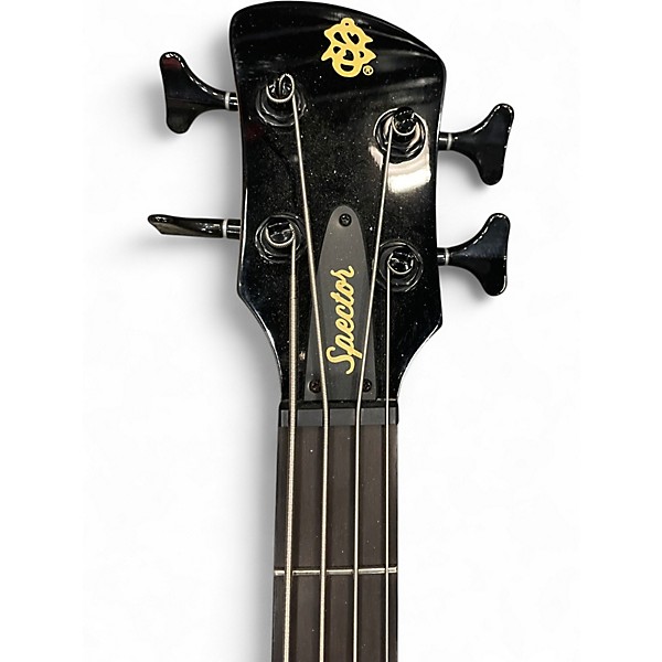 Used Spector Performer 4 Silver Electric Bass Guitar
