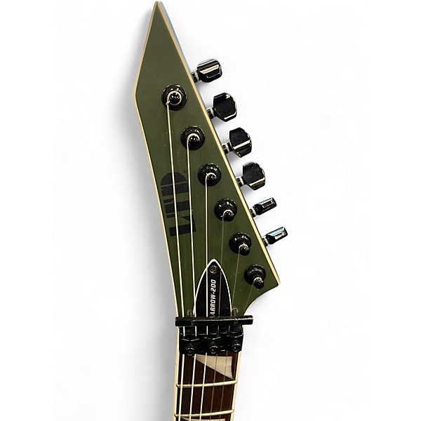 Used ESP LTD ARROW 200 Green Solid Body Electric Guitar